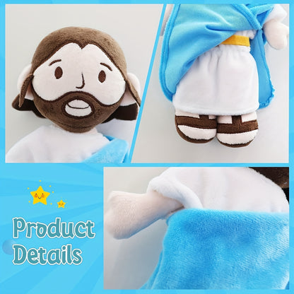 YELAKEY Jesus Plush Doll – Guardian Angel Baptism Toy