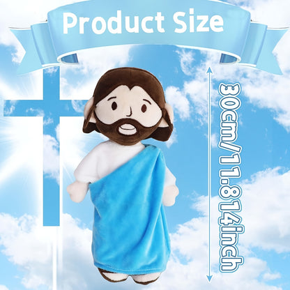 YELAKEY Jesus Plush Doll – Guardian Angel Baptism Toy