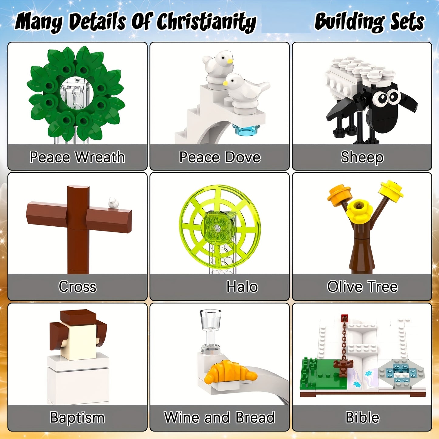 Christian Building Block Set – Little Christ Toy Character