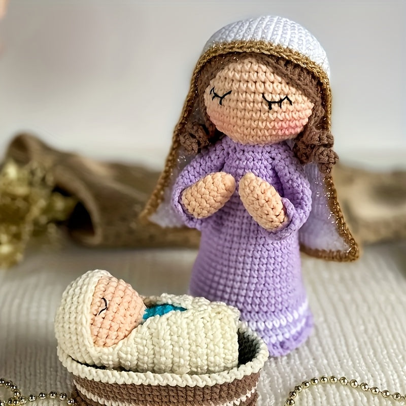 Crochet Beginner Kit – DIY Mini Nativity Set